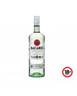 1Ltr bottle of Bacardi White Rum