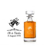 Personalised anniversary gift decanter