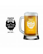 Personalised Dads with Beards Themed Beer Mug
