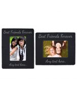 Personalised Best Friends Forever slate photo frame