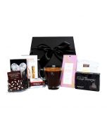coffee gift hamper in new zealand. filled with treats that go great with coffee