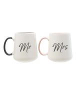 Mr & Mrs mug gift set for couples