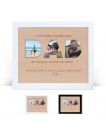 Beech hardwood picture frames with dad you are the would to us design.