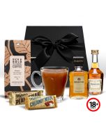 Special coffee gift boxes with chocolates, Columbian coffee and Disaronno.