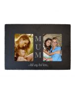 Slate photo frame for Mum