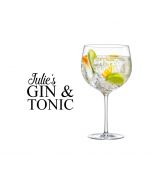 Personalised Gin and tonic glass