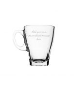 Personalised coffee glass for women