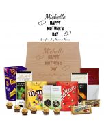 Happy Mother's Day gift box filled with chocolates