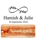 Personalised grazer platter board for wedding and anniversaries in New Zealand