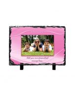 Personalised gift photo slate for Mum on her birthday