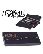 Cheese knife gift set engraved with love New Zealand design
