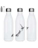 Reusable drinks bottle with New Zealand design