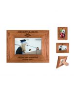 Personalised Rimu photo frame for a doctors graduation gift