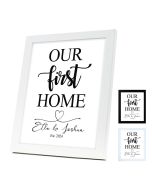 Our first home personalised picture frames