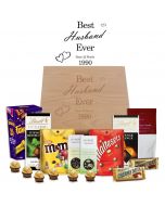 Best husband ever personalised gift box with chocolates