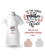 Personalised cooking aprons for mums in New Zealand.