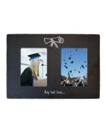 Slate photo frame for graduation gifts