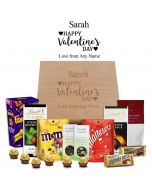 Personalised Valentine's Day chocolate lovers gift box