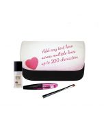 Personalised message makeup bag for Mother's day gift
