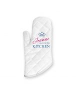 Personalised funny oven glove for women