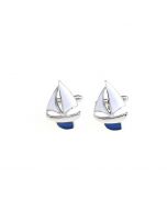 Sail boat cufflinks for birthday gifts