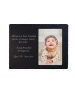 Personalised slate photo frame for any occasions