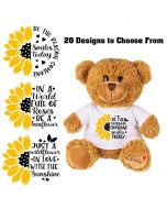 Sunflower affirmation teddy bears