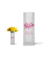 Happy Mother's day glass vase personalised