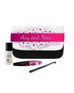 Personalised daisy makeup bag for Christmas