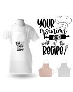 Kitchen aprons your opinion is not part of the recipe