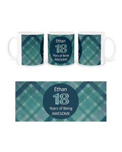 Personalised 18th birthday gift mugs for awesome Kiwis