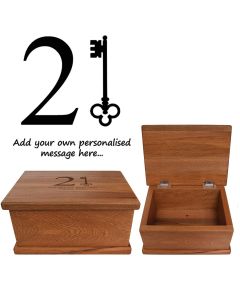 21st Birthday luxury keepsake boxes made from New Zealand Rimu wood