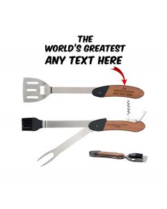 Personalised BBQ multi tool birthday gift for your husband