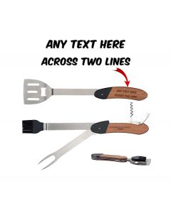 Personalised BBQ multi tool anniversary gift for your husband