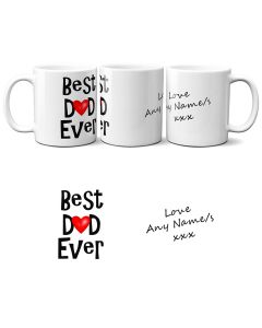 Personalised best dad ever gift bug