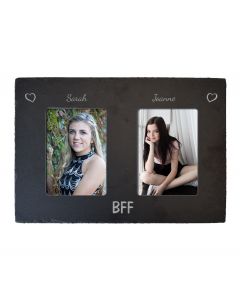 Personalised BFF slate photo frame