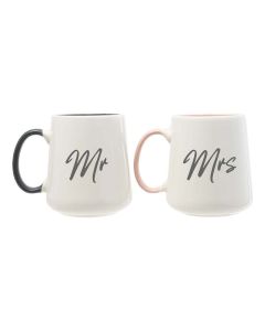 Mr & Mrs mug gift set for couples