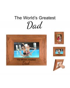 Rimu wood photo frame for Dad's birthday gift