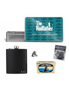 The rod father fishing themed gift sets for 21st birthdays