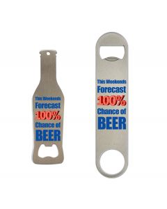 Stainless steel beer bottle opener