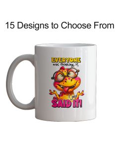 Funny sarcastic quote gift mugs