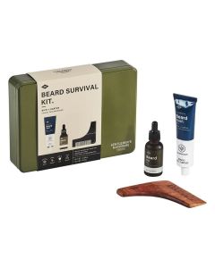 Gentlemen's Hardware Beard Survival Kit in a gift tin