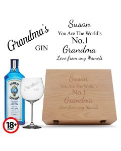 Personalised Gin gift box for Grandma