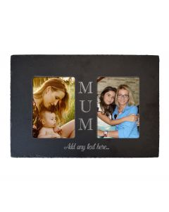 Slate photo frame for Mum