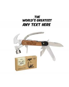 Personalised hammer multi tool gift for men