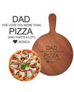 Dad, I love you more than pizza