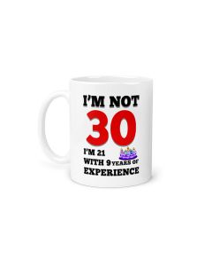 Funny 30th birthday personalised mugs