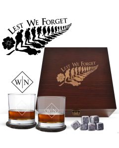 Lest we forget remembrance whiskey glasses box sets.