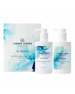 Linden Leaves Aqua Lily Hand & Body Wash & Lotion Boxed Set
