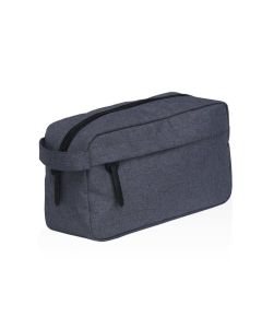 Grey toiletry bag for men and women